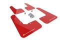 Rally Armor UR Mud Flap w/White Logo - Red - 2022-2024 Subaru Outback Wilderness