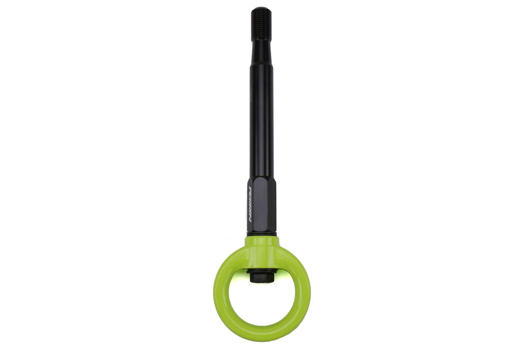 PERRIN Tow Hook Kit Rear Neon Yellow - 2008-2014 Subaru WRX / STI Sedan
