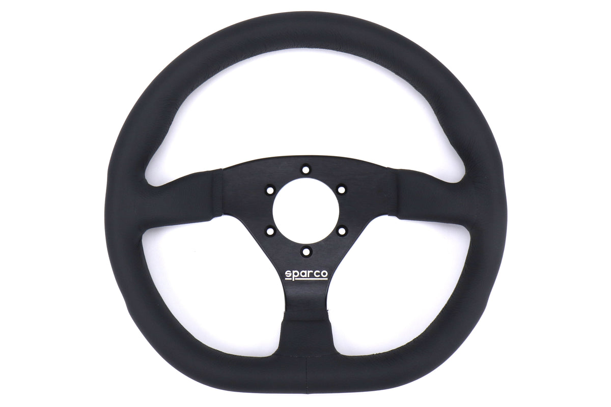 Sparco L360 Steering Wheel Leather Black - Universal