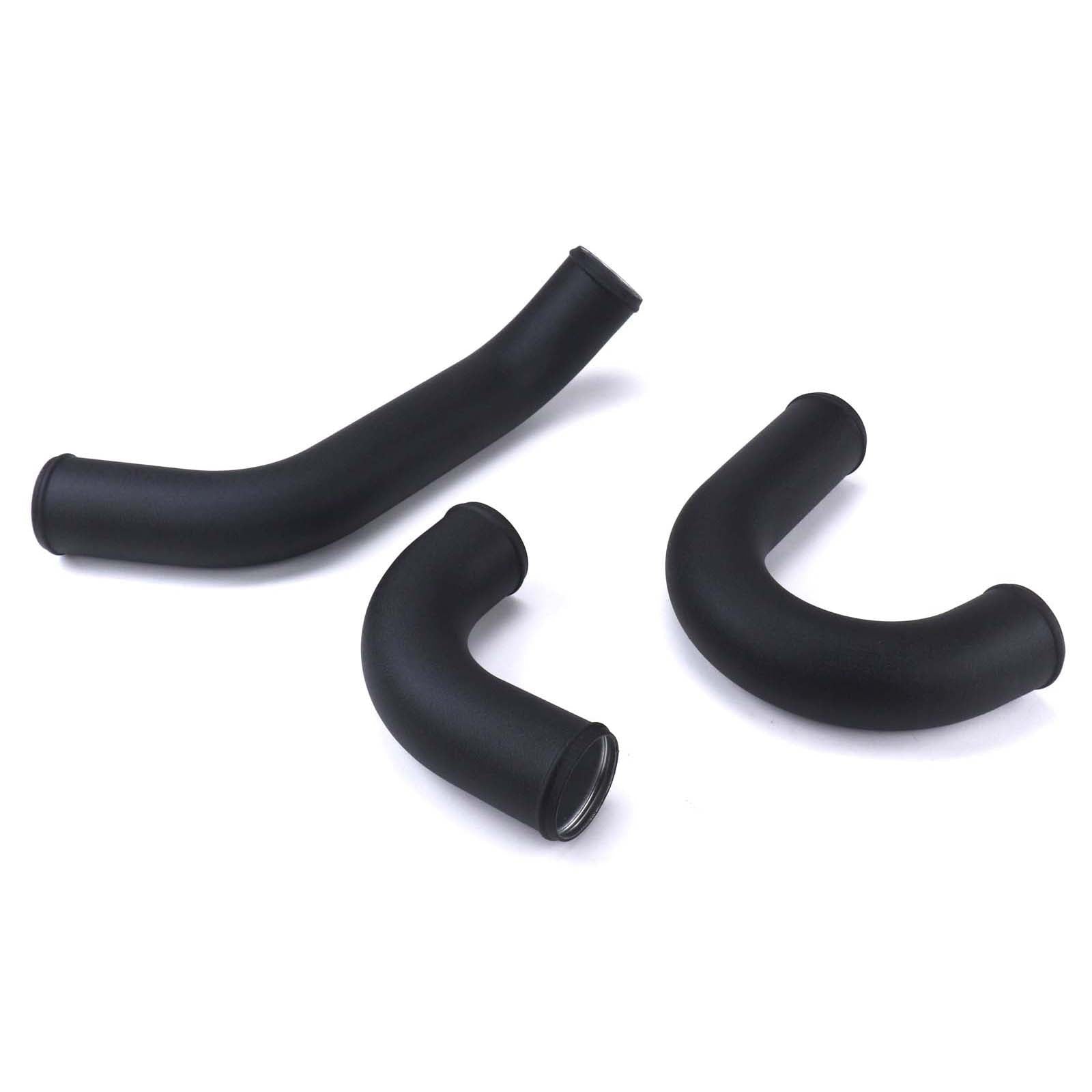 GrimmSpeed Front Mount Intercooler Pipe Kit Black - 2015-2021 Subaru STI