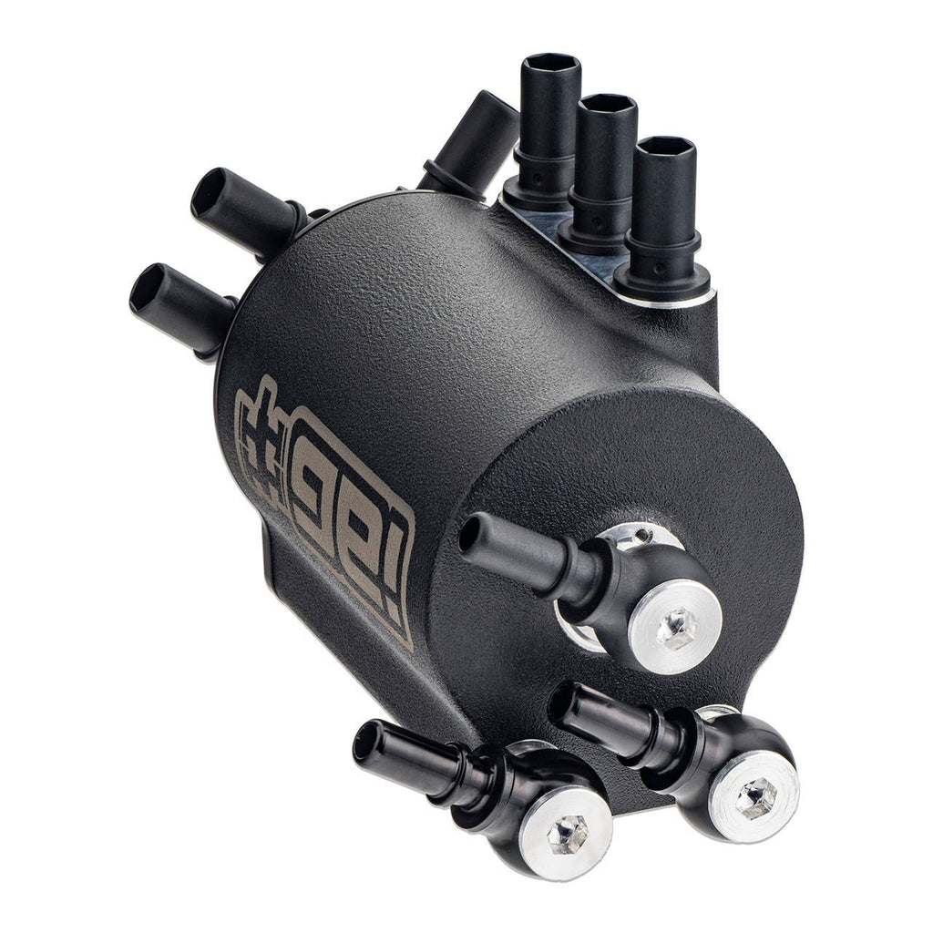 IAG Performance V4 Air Oil Separator AOS - Black - 2004-2007 Subaru STI / 2006-2007 WRX