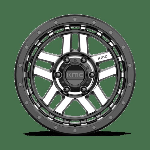 KM540 18X8.5 6X120 S-BLK MACH 18MM