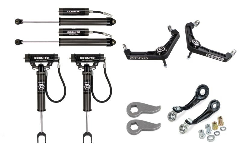 Cognito 20-26 Chevrolet Silverado 2500 HD 3in Premier Billet UCA Leveling Kit w/ 2.0 RR Shocks