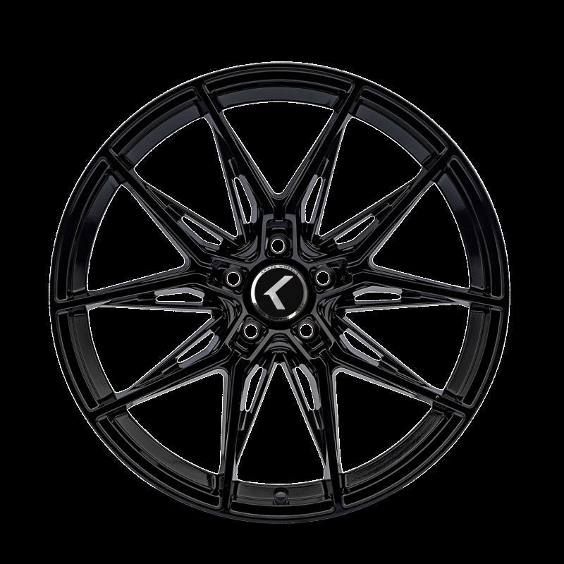 Kraze KR196 Evolve 20x9 5x112 +35 Offset Gloss Black Wheel