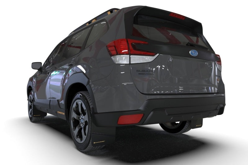Rally Armor UR Mud Flap w/Grey Logo - Black - 2022-2024 Subaru Forester