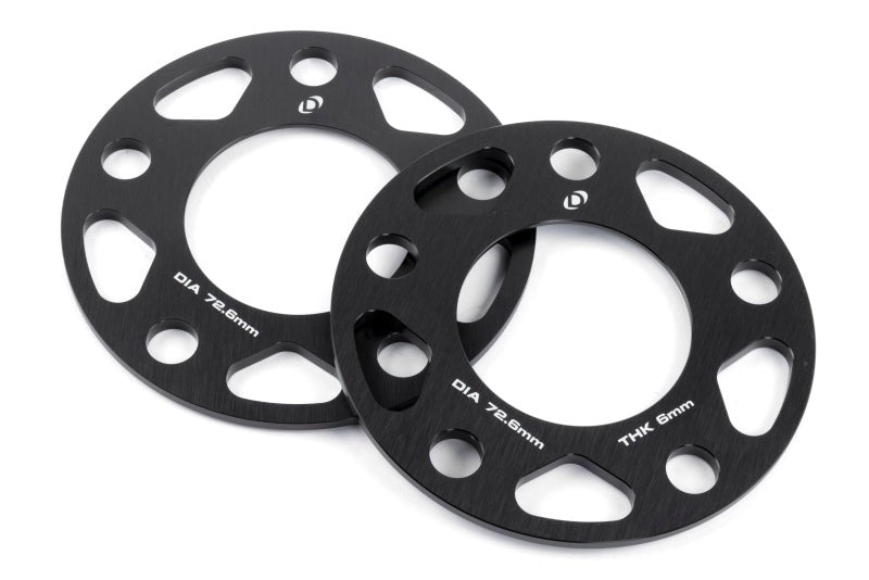 Dinan Wheel Spacers - 5x120 - 72.6mm CB - 6mm Thick (Set of 2)