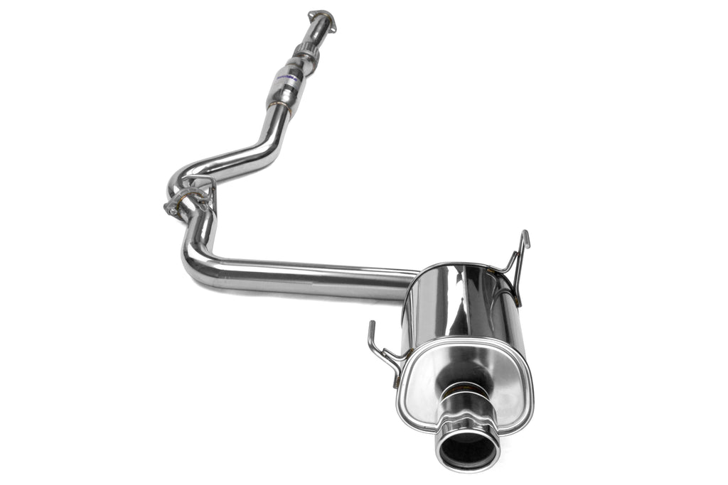 Invidia Q300 Single Exit Cat Back Exhaust - Stainless Steel Tip - 2015-2021 Subaru WRX / STI