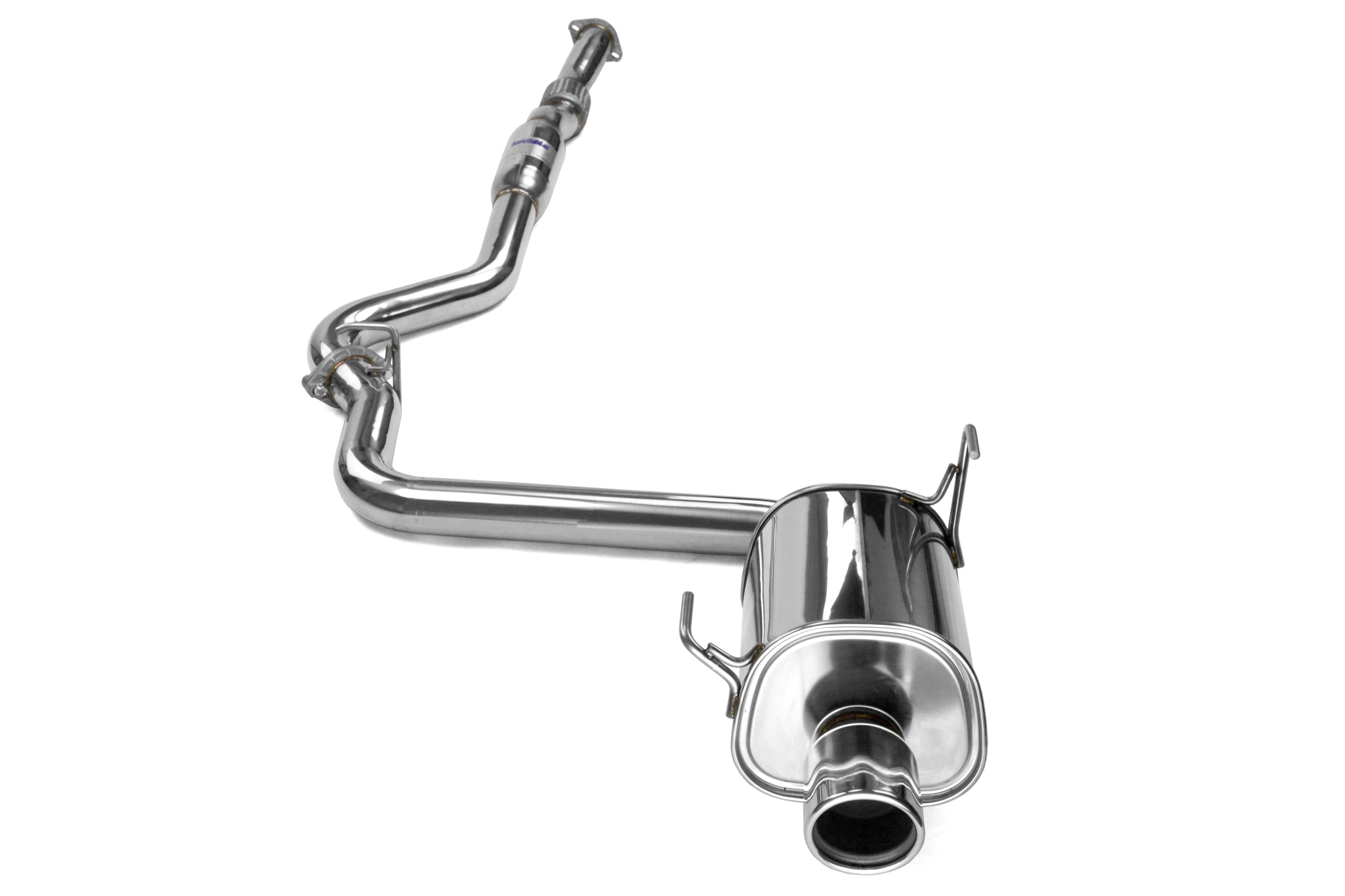Invidia Q300 Single Exit Cat Back Exhaust - Stainless Steel Tip - 2015-2021 Subaru WRX / STI