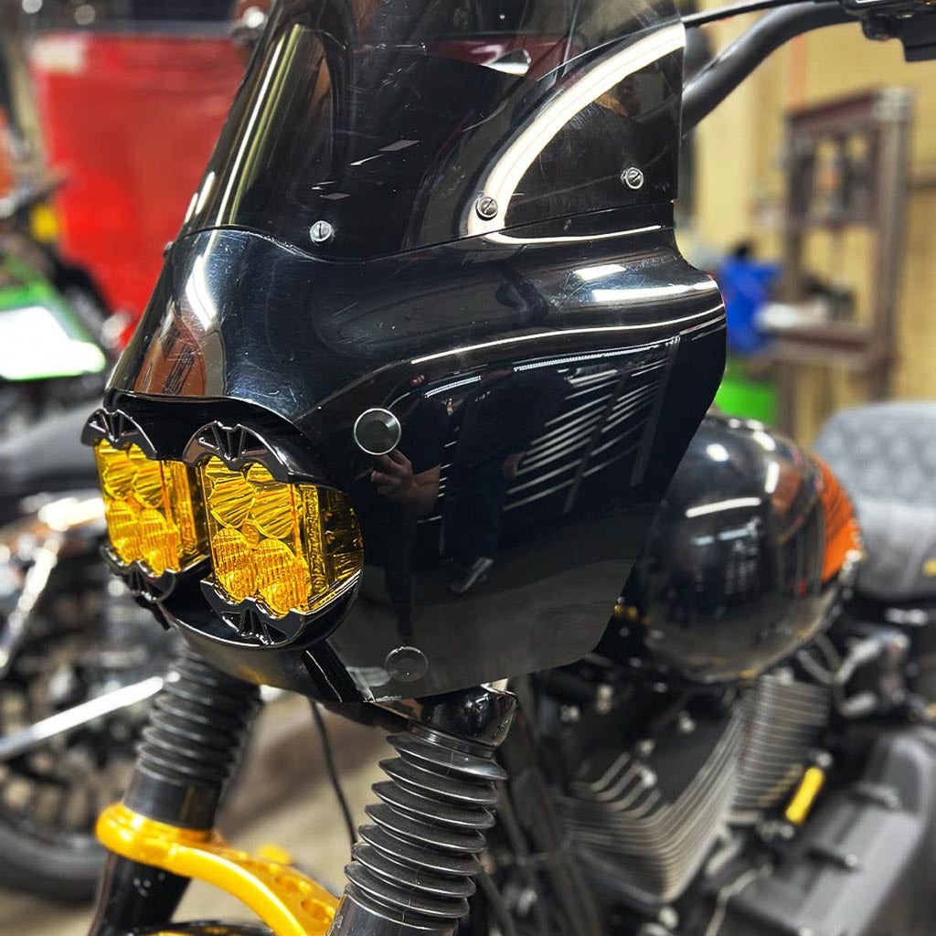 A10 Moto 08-17 Dyna Fat Bob Baja Designs LP4 Lighting Combo Kit