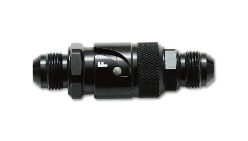 Vibrant Performance Dry Break Quick Release Adapter Fitting, -10AN, AN/NPT/ORB Performance Fluid Plumbing, for Custom Builds - Part 20810