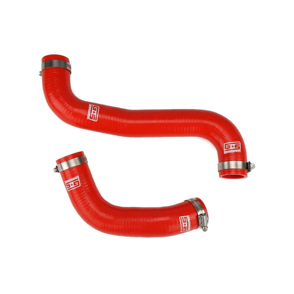 GrimmSpeed Radiator Hose Kit Red - Subaru Models (inc. 2008+ STI / 2008-2014 WRX / 2009-2013 Forester XT)