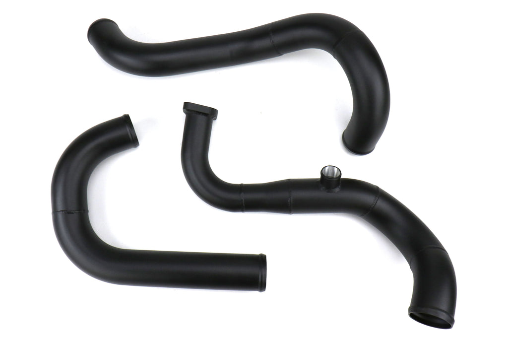 TurboXS Front Mount Intercooler Kit Wrinkle Black - 2015-2021 Subaru WRX
