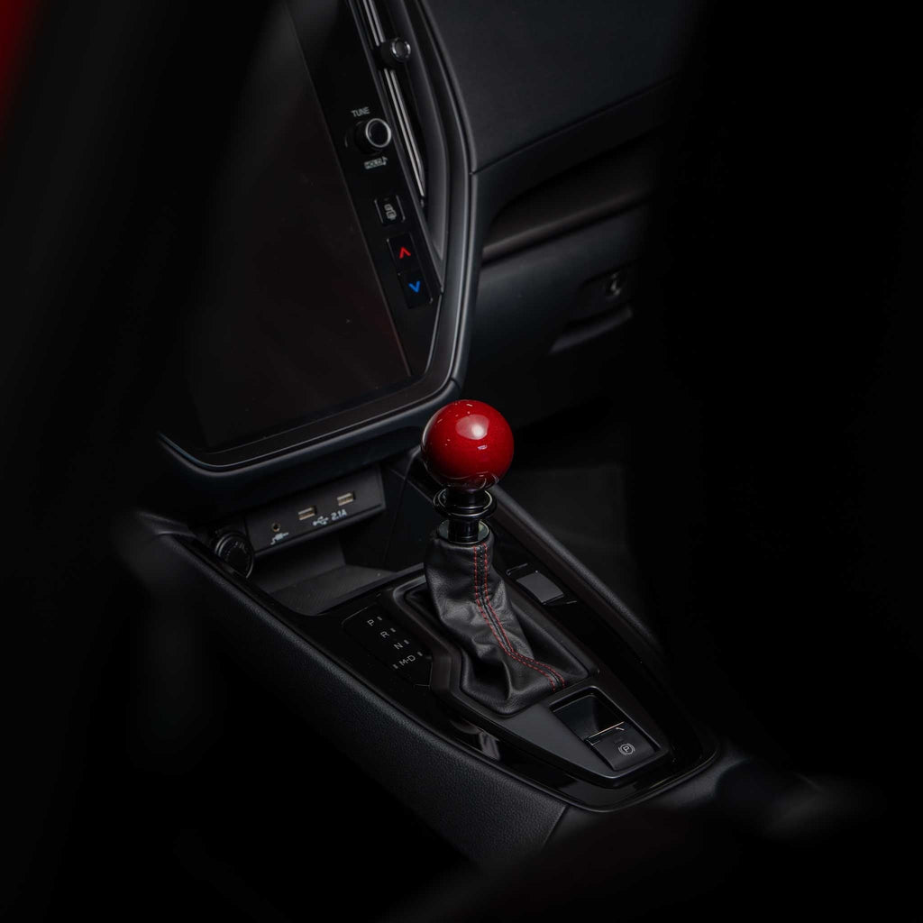 Billetworkz Automatic Shifter - Candy Red - Fits Subaru CVT: WRX (2022+), Crosstrek (2024+), Forester (2025+), Impreza (2024+), Legacy/Outback (2015+)