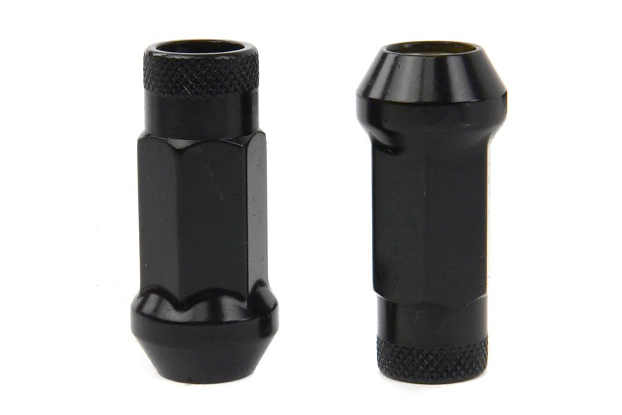 Wheel Mate Muteki SR48 Open End Lug Nuts - Black 12x1.50 48mm
