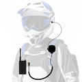 Rugged Radios PATROL Moto Kit - Ear Piece and Hand Mic With GMR2 PLUS - GMRS Radio