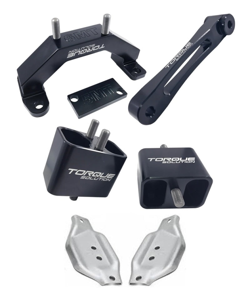 Torque Solution Engine & Transmission Mount Kit w/ Mount Plates - 2002-2014 Subaru WRX / 2004-2021 STI