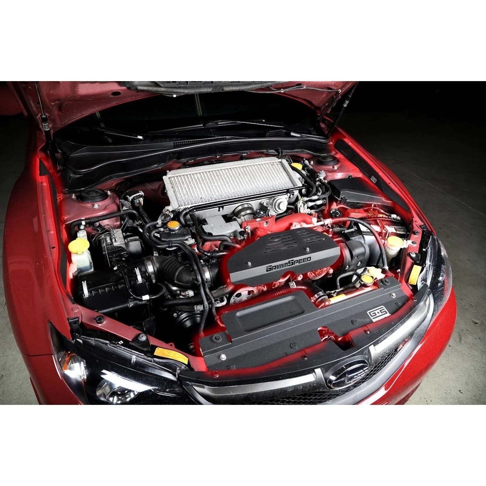 GrimmSpeed Fender Shrouds (Black) - 2008-2014 Subaru WRX / STI