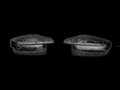 Akrapovic BMW M2 Coupe (G87) Chopped Carbon Fiber Mirror Cap Set Matte - WM-BM/CA/5/CF