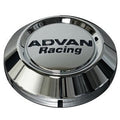 Advan Racing Low Center Cap-63mm-Chrome - Universal