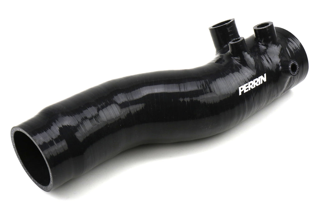 PERRIN Turbo Inlet Hose w/ Nozzle Black - 2015-2021 Subaru WRX