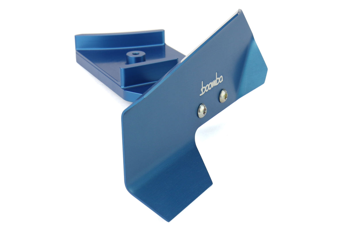 Boomba Racing Brake Cooling Deflectors Blue - 2008-2021 Subaru STI