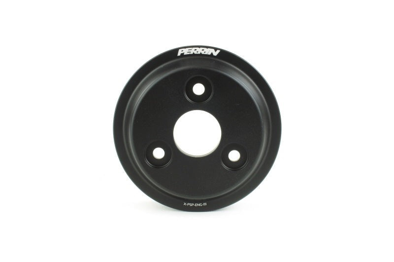 PERRIN Lightweight Water Pump Pulley - Black 2022-2025 Subaru WRX / 2021-2025 Crosstrek / 2020-2025 LGT/OBXT/FXT