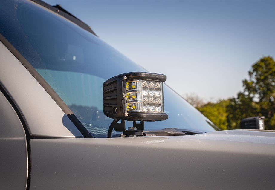 2010+ Toyota 4Runner Low Profile Ditch Light Bracket Combo Kit CR2346