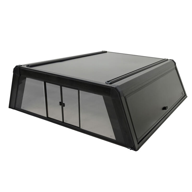 Westin EXP Truck Cap w/Sld Glass COMPLETE KIT Box AS+BS (23-25 Ford F-250/350 CC 6.8ft Bed) - Black