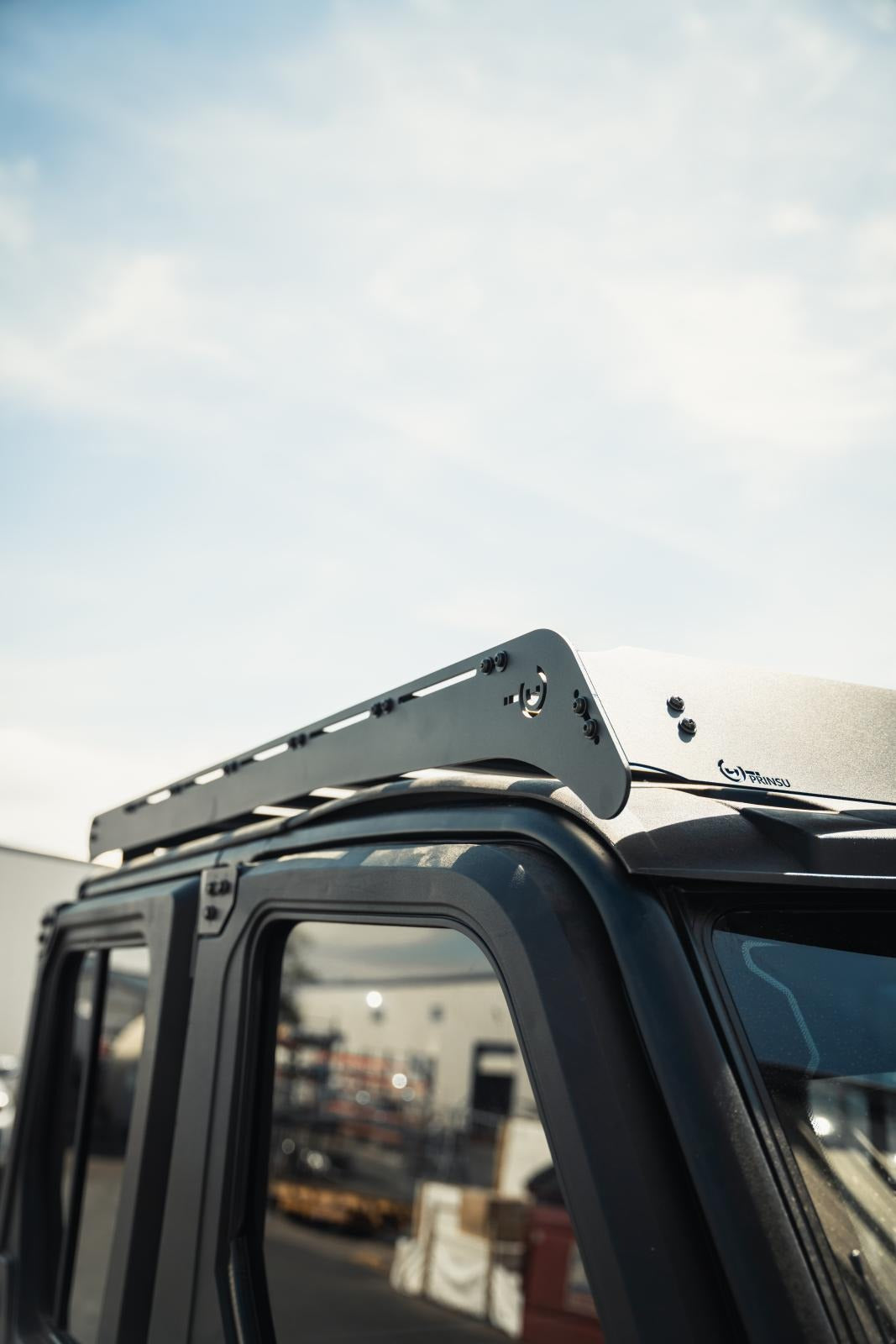 Polaris Ranger Crew 4 Seat Prinsu Roof Rack 2015-2021 Black Texture Prinsu