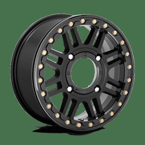 KS250 15X6 4X137 S-BLK BLK-RING 38MM