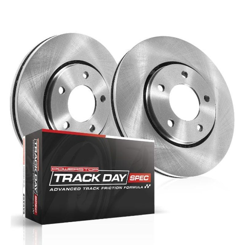Power Stop Rear Track Day SPEC Brake Kit - 2008-2017 Subaru STI / 2017-2020 & 2022-2026 Subaru BRZ w/ Brembo