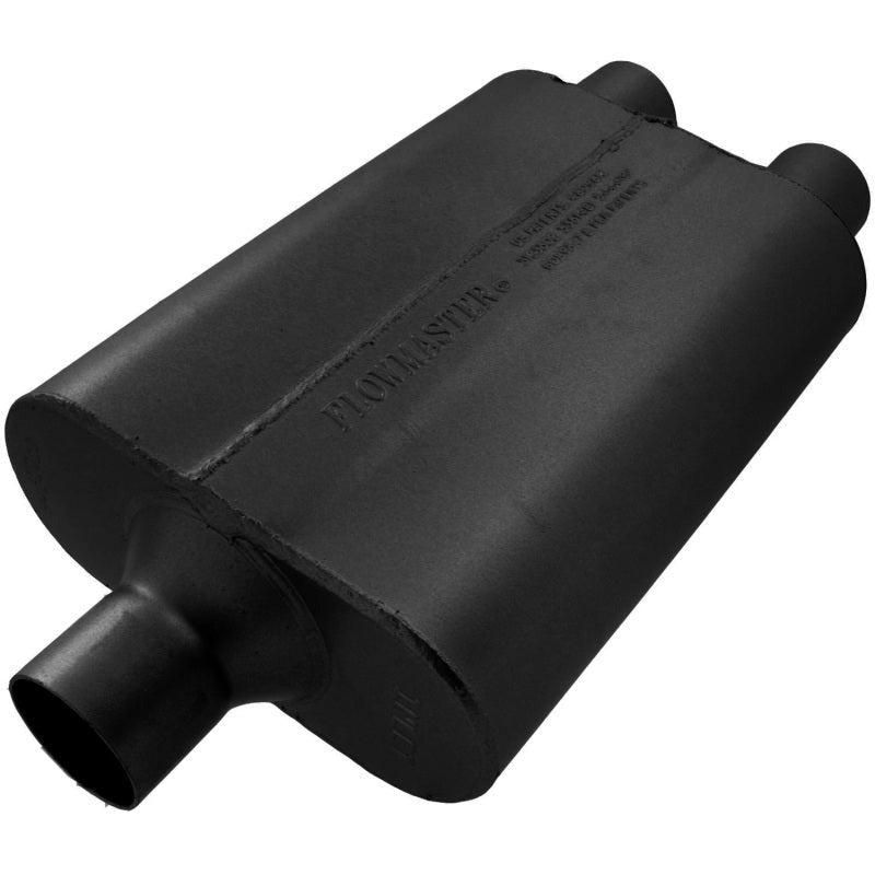 Flowmaster 40 Series Delta Flow 2.25-Inch Center Inlet / Dual 2.25-Inch Outlets Muffler - 9424422