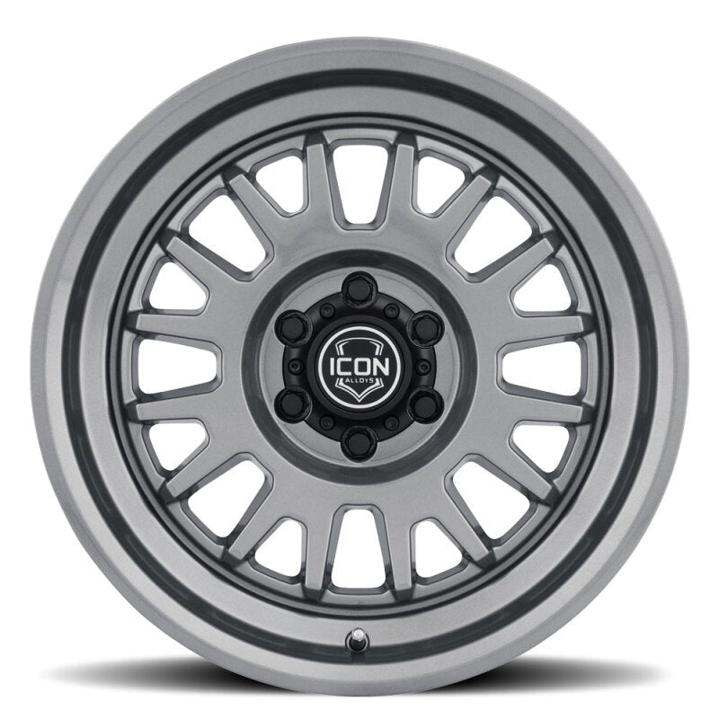 ICON Alloys Anza 17x8.5 5x150 +25mm 5.75" Backspacing Gun Metal Wheel - 8217855557GM
