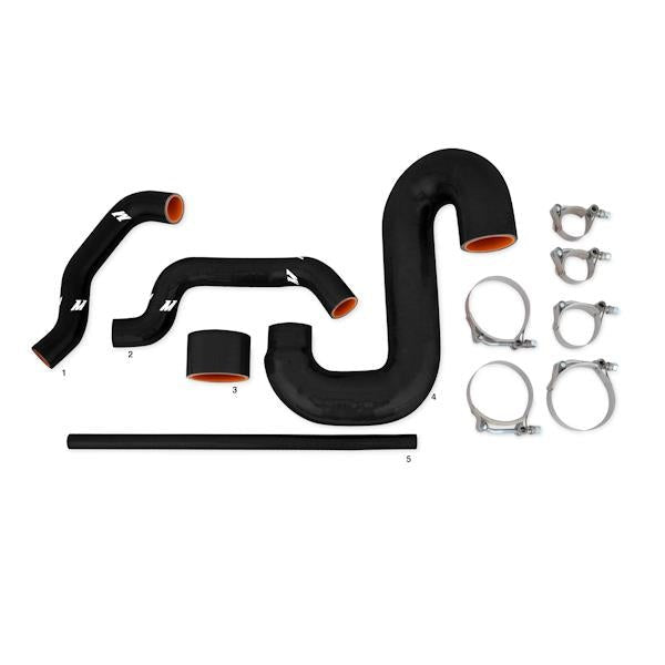 Mishimoto Subaru Top-Mount Intercooler Kit, Powder Coated Black & Black Hoses - 2002-2007 Subaru WRX / 2004-2007 STI
