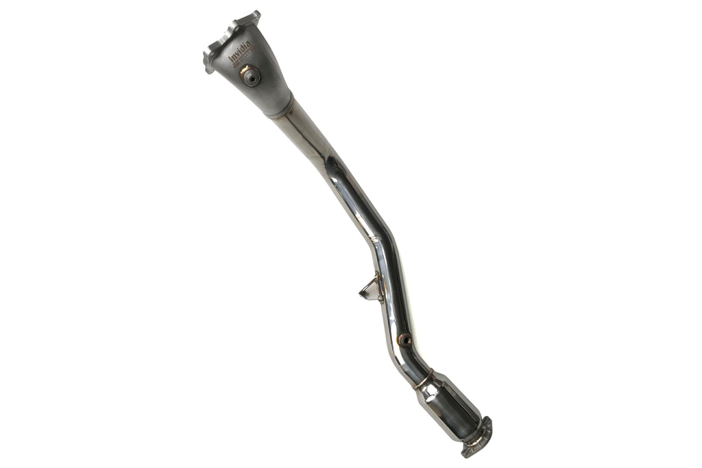 Invidia Downpipe Lower Catted Divorced Wastegate w/ 2 Bungs - Subaru Models (Inc. 2008-2014 WRX / 2008-2021 STI)
