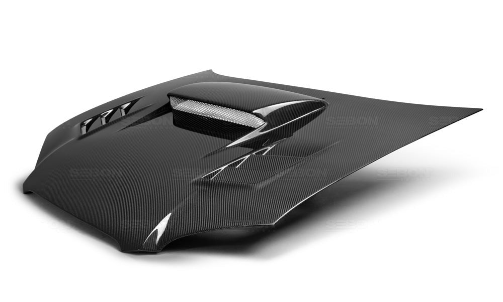 Seibon Carbon Fiber CWII Style Hood - 2004-2005 Subaru WRX / STI