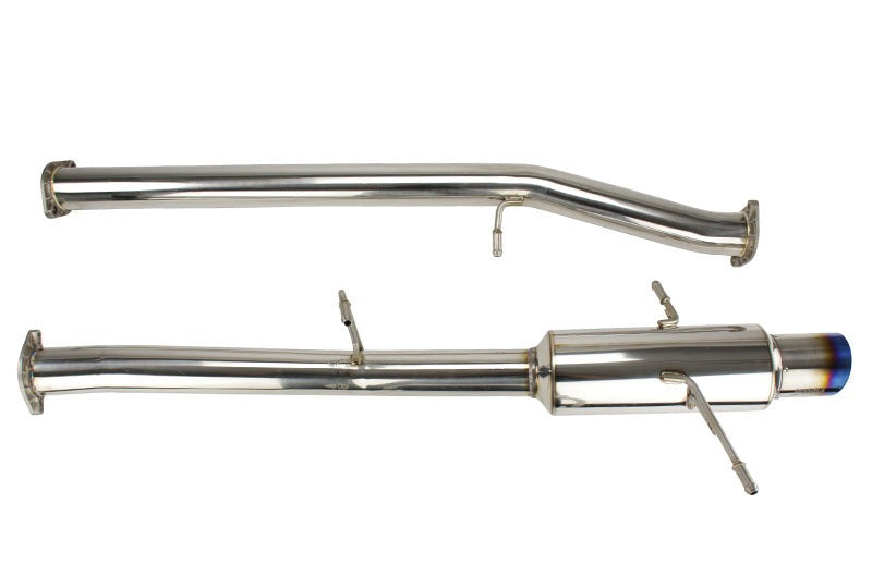 Invidia Racing Series Single Exit Cat Back Exhaust - Titanium Tip - 2002-2007 Subaru WRX/STI