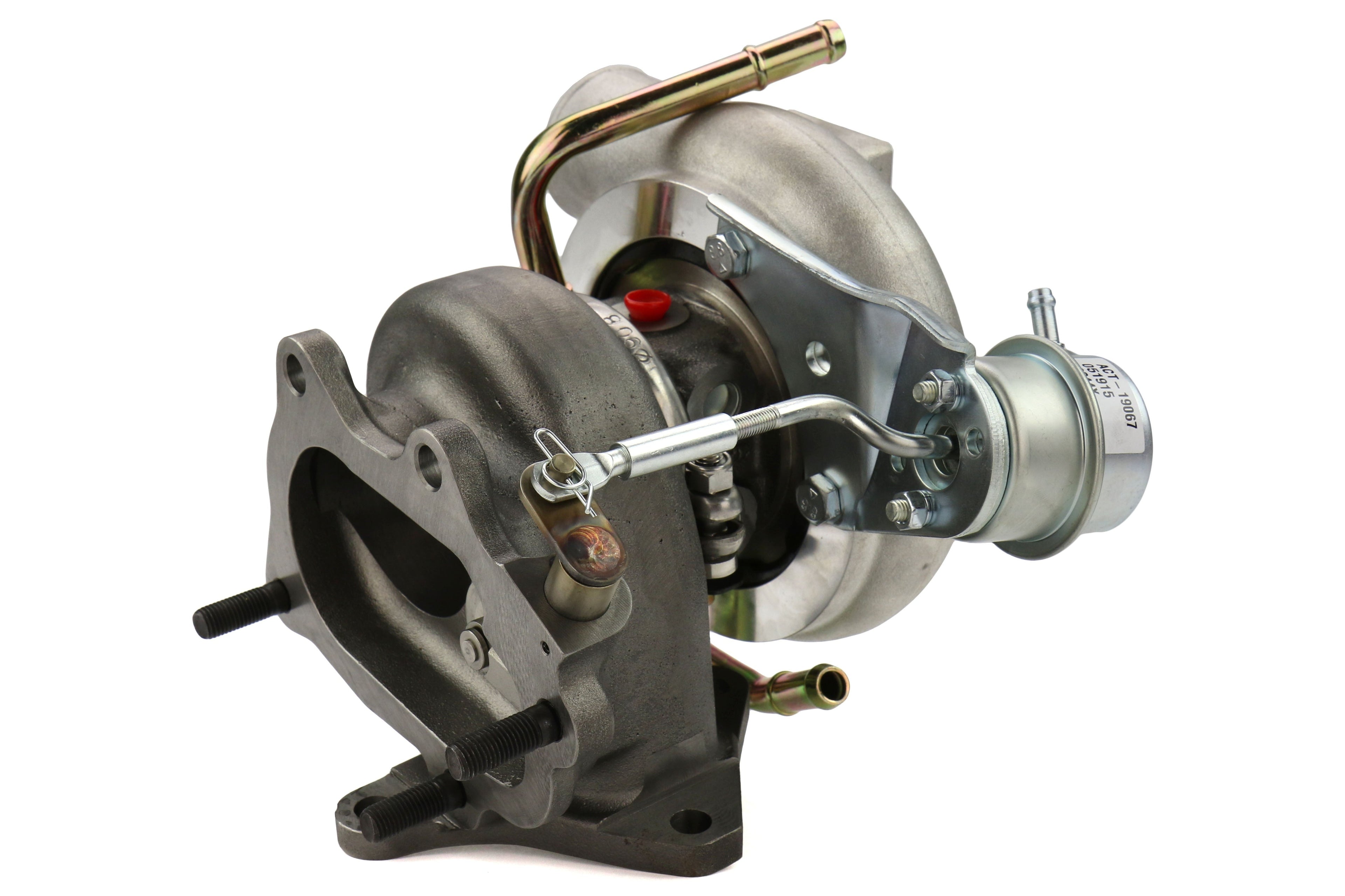 Forced Performance FP GREEN Turbocharger Subaru STI 60mm 8cm IWG w/ Oil Feed Line - 2002-2007 Subaru WRX / 2004-2021 Subaru STI