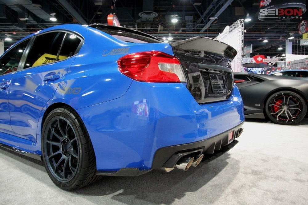 Seibon Carbon Fiber C Style Trunk - 2015-2021 Subaru WRX / STI