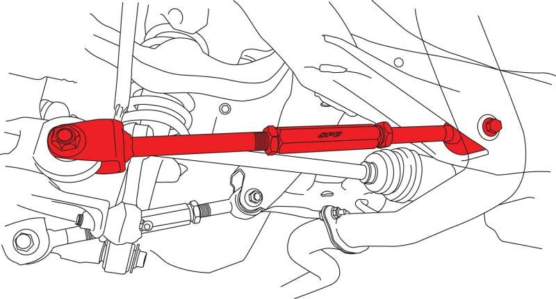 SPC Performance Rear Adjustable Toe Arm - 2000-2009 Subaru Outback