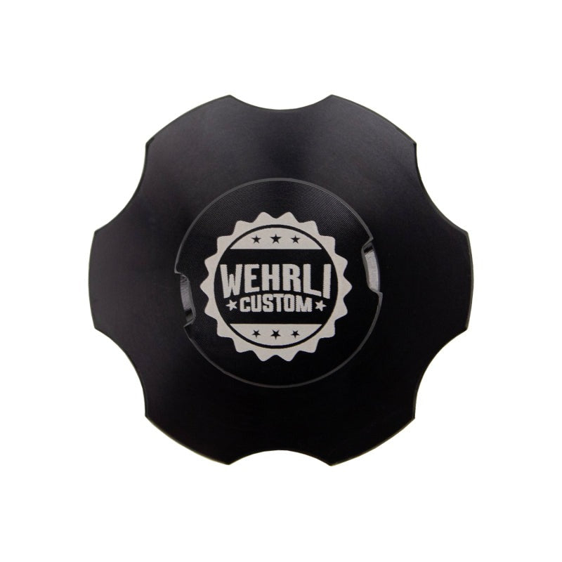 Wehrli 11-25 Ford Power Stroke 6.7L Billet Oil Fill Cap - Black Anodized