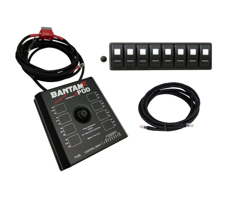 sPOD BantamX Modular w/Blue LED for 84in Battery Cables