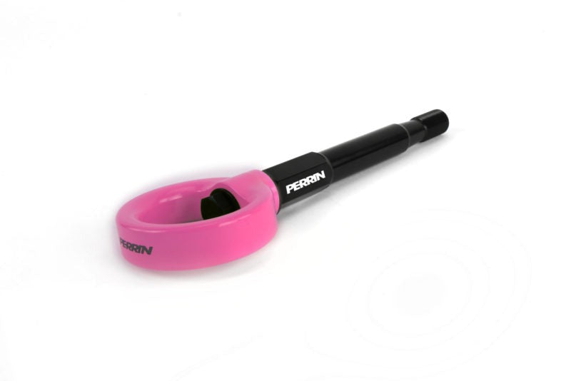 PERRIN Tow Hook Kit Rear Hyper Pink - 2018-2019 Subaru Crosstrek