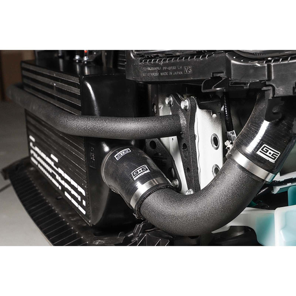 GrimmSpeed Front Mount Intercooler Bumper Bar Black - 2015-2021 Subaru WRX / STI