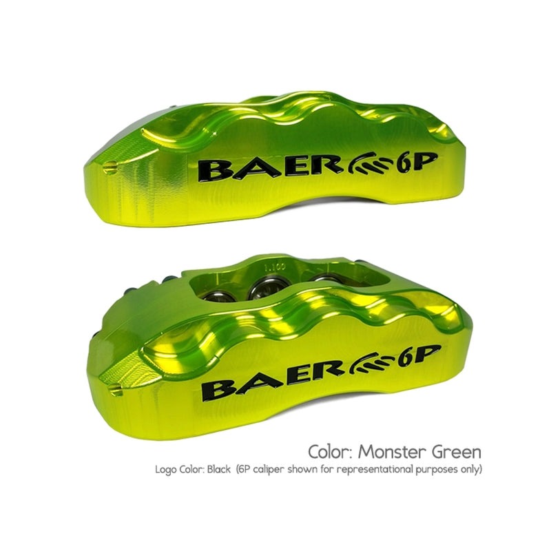 Baer Brakes 1970 Ford Fairlane STD Studs 13in Track4 Front SDZ Brake Kit - Monster Green