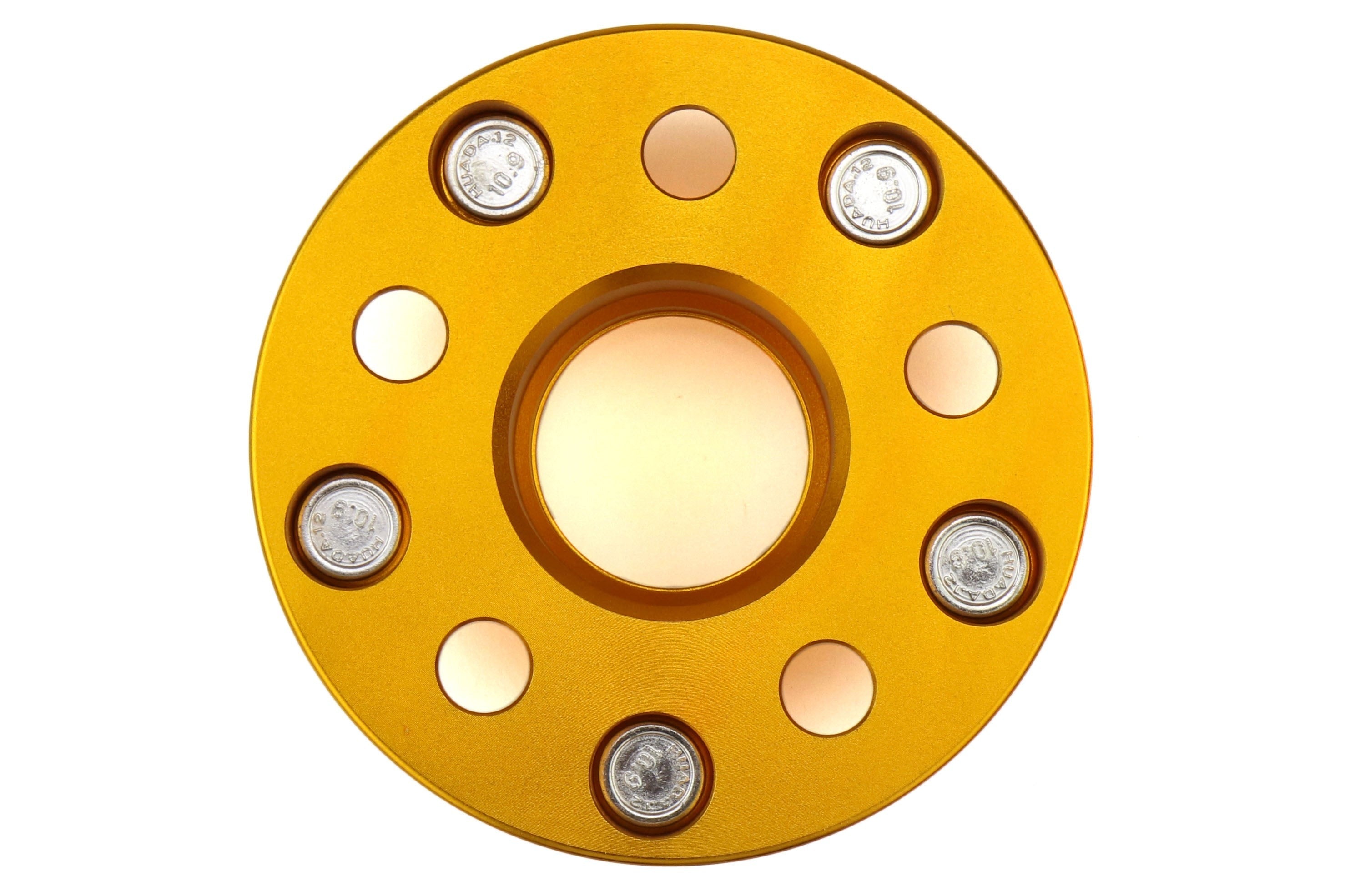 ISC Suspension 5x100 to 5x114.3 25mm Wheel Adapters Gold - Subaru Models (inc. 2002-2014 WRX)