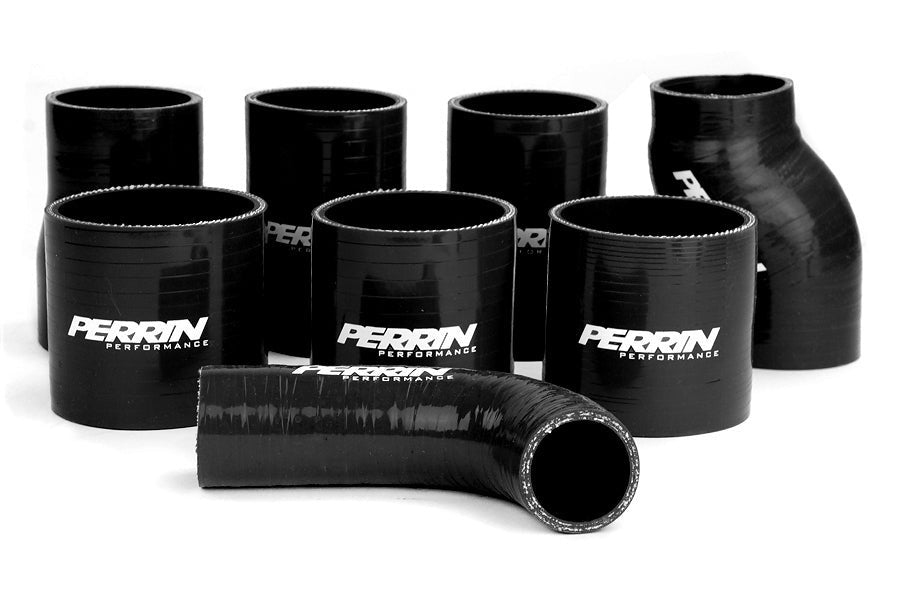 PERRIN Boost Tube Kit Black Piping Black - 2008-2014 Subaru WRX