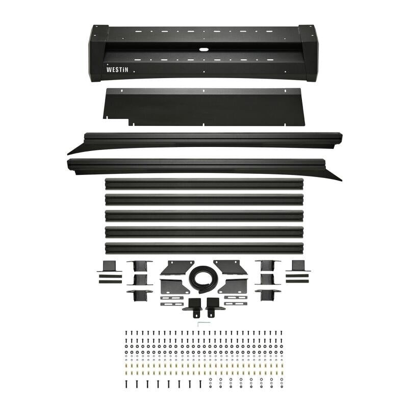 Westin 24-26 Toyota Tacoma Double Cab Mesa Roof Rack - Textured Black