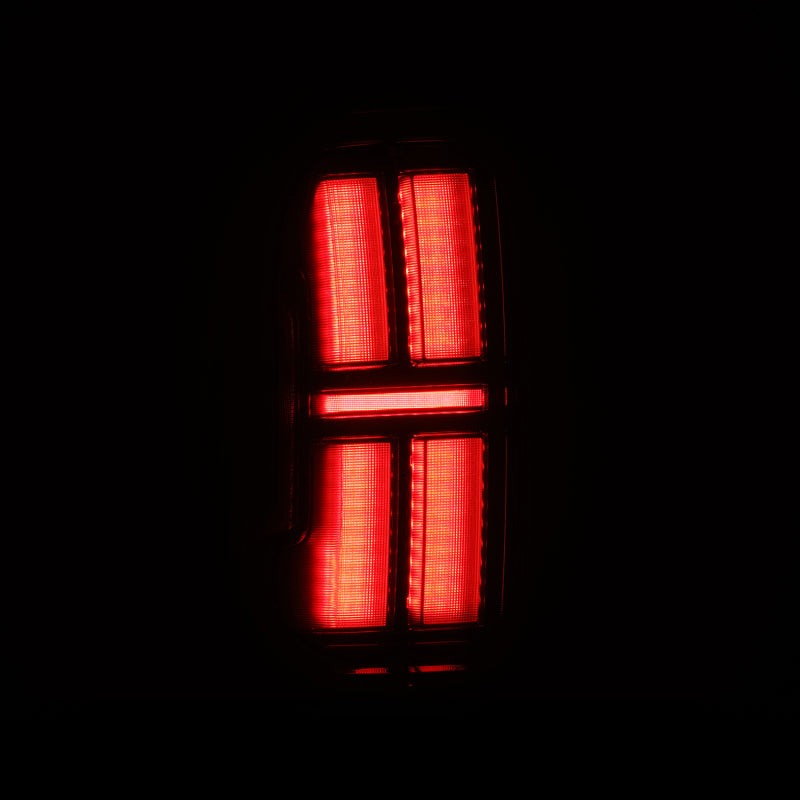 AlphaRex 05-15 Toyota Tacoma NOVA Prismatic LED Tail Lights - Alpha-Black