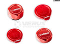 Verus Engineering Engine Bay Cap Kit - Red - 2015-2021 Subaru WRX / STI